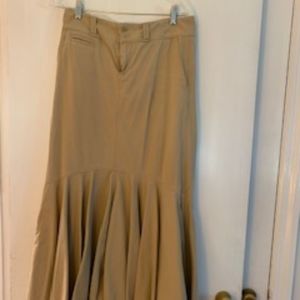 Khaki Chino Skirt - Ralph Lauren